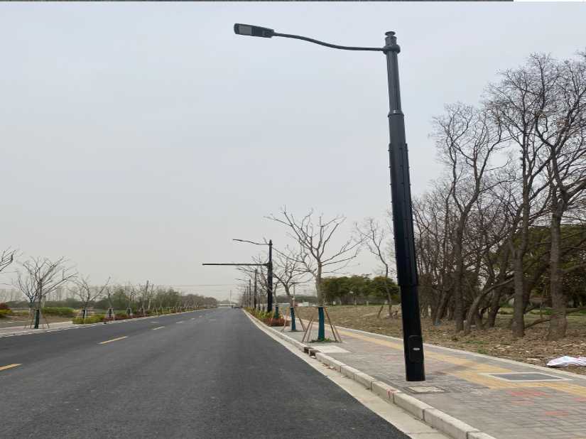 沙洋县上海综合杆 太阳能路灯工程